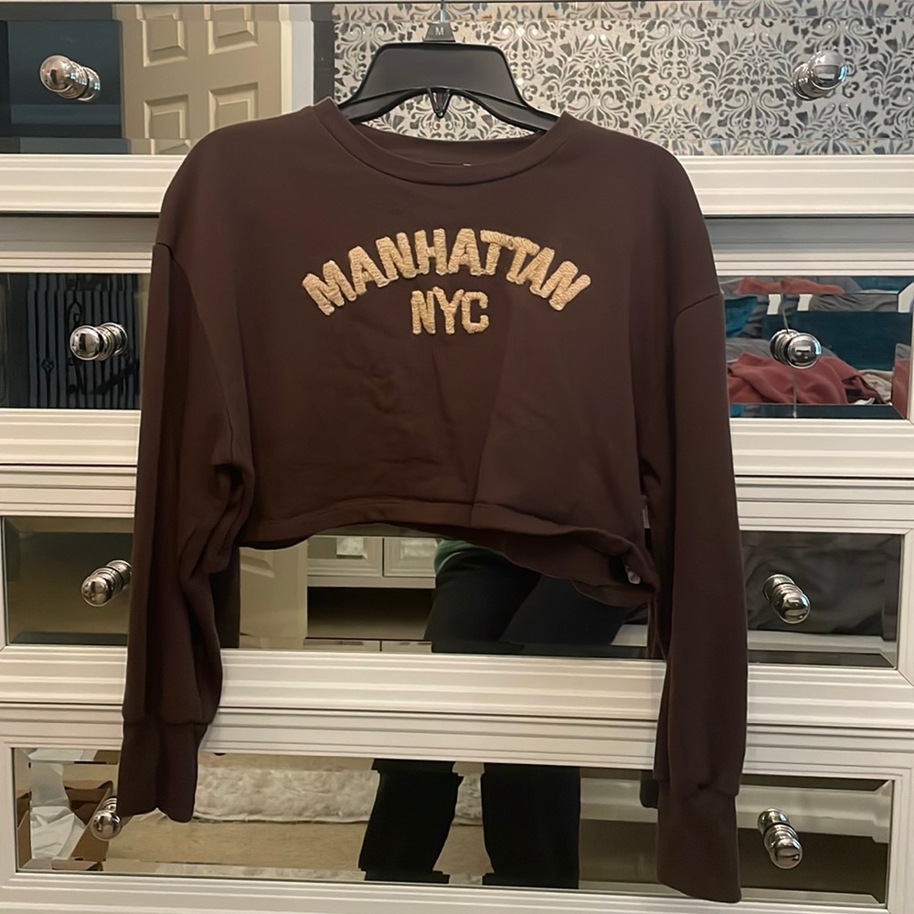 ZARA CROPPED SWEATER